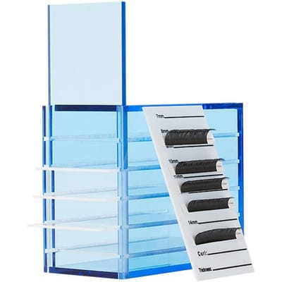 1 stuks Wimperverlenging Opbergdoos 5 Lagen Acryl Pallet Wimper Organizer Houder Displaystandaard Make-up Tools Benodigdheden