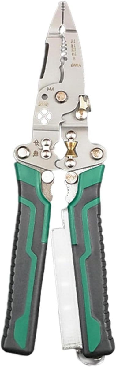 Automatische Kabelstripper - Draadstripper Kniptang - Elektrisch Werk - Geïntegreerde Stroomtest - 21.5 cm - Groen