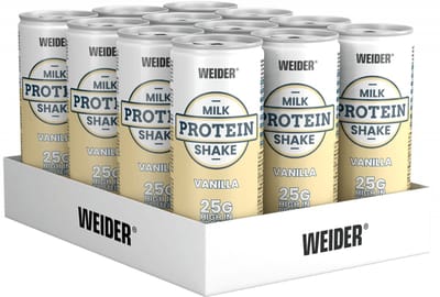 Weider Milk Protein Shake (12x250ml) Vanilla - Eiwitten - Eiwit RTD