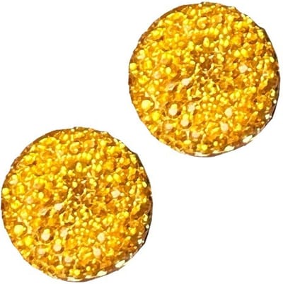 Fako Bijoux® - Hoofddoek Magneet - Magneetbroche - Magnetische Broche - Magneet Broche - Sjaal - Hijab - Abaya - 18mm - Goudgeel