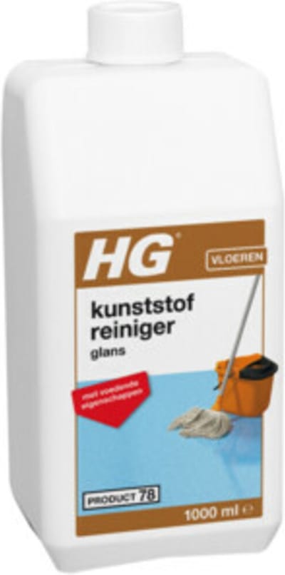 HG Kunststofreiniger Glans - 6 x 1 liter - Voordeelverpakking