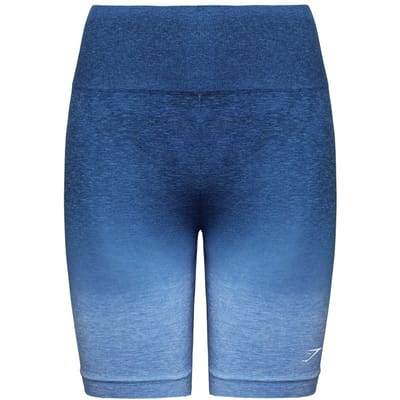 Gymshark Adapt Ombre Seamless Shorts Dames Blauw