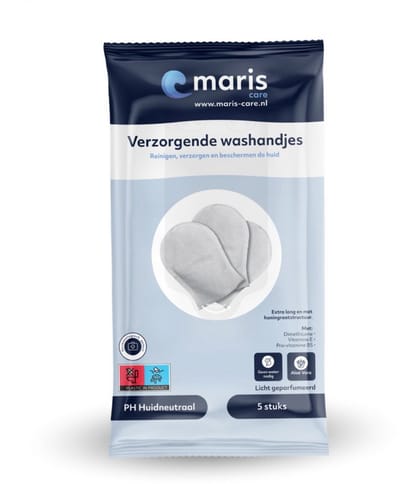 Maris Care - Verzorgende Washandjes - Geparfumeerd - 5 stuks