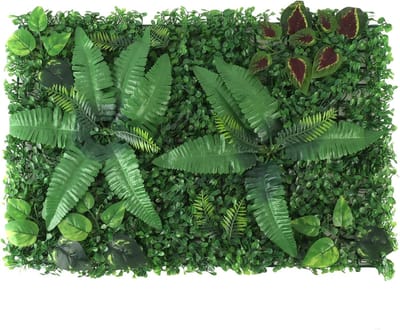 Graswandpaneel Kunstgras - Kunstgrasmat Groenmuur - Muur Decoratie - Dicht en Realistisch - 60x40 cm - Groen
