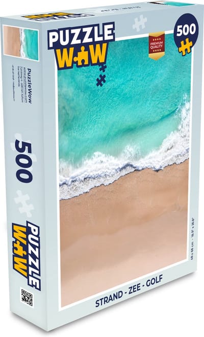 Puzzel Strand - Zee - Golf - Legpuzzel - Puzzel 500 stukjes