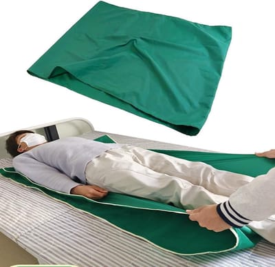 Glijdoek - Transferlaken - Patiënt Verplaatsen - Dubbelzijdige Coating - 75 x 135 cm - Groen
