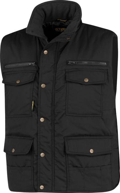 STØRVIK Pocket Bodywarmer Winddicht 4 seizoenen Heren - Maat S - Zwart