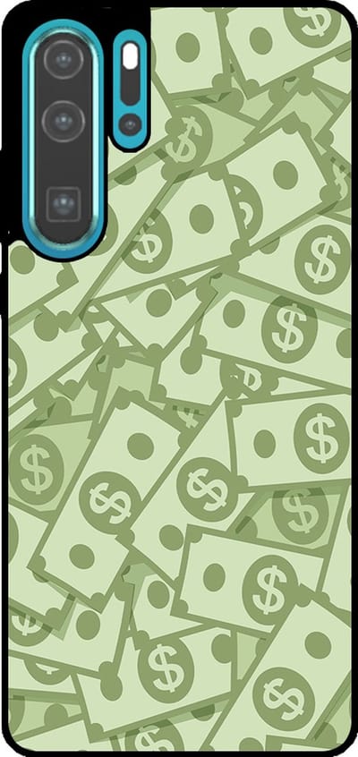 Smartphonica Telefoonhoesje Geschikt voor Huawei P30 Pro met Geld Opdruk - TPU Backcover Case With Money Design geschikt voor Huawei P30 Pro