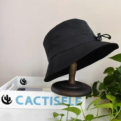 Extra Grote Big Size 4XL Bucket Hoeden voor Mannen Lente Zomer Snel Drogen Visserij Hoed Lichtgewicht Zonbescherming Xxxxl 60-67cm XXL60-63cm zwart