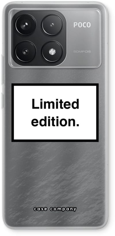 Case Company® - Hoesje geschikt voor Xiaomi Poco F6 Pro hoesje - Limited edition - Soft Cover Telefoonhoesje - Bescherming aan alle Kanten en Schermrand