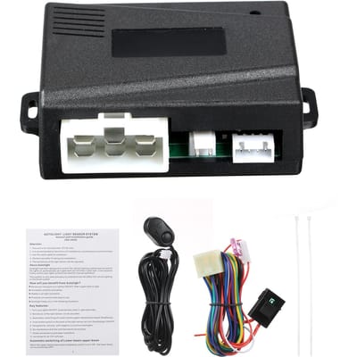 Auto Auto Licht Sensor Systeem Regelt Automatisch de Verlichting AAN/UIT door Lichtsensor voor 12V Auto black