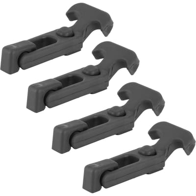 4 stuks T-Handgreep Trekvergrendeling met Schroefset M5 Draad voor Camper Aanhangwagen Gegoten Koelbox black