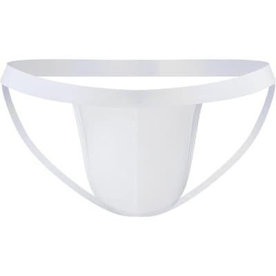 Transparante jockstrap slip - wit
