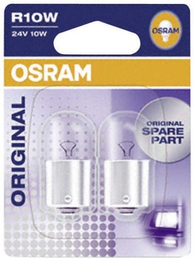 Gloeilamp voor de auto Osram OS5637-02B 10 W Vrachtwagen 24 V R10W