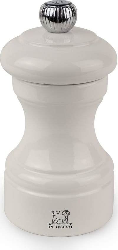 Peugeot Saveurs Peugeot Bistro pepermolen - 10 cm, ivoor gelakt hout
