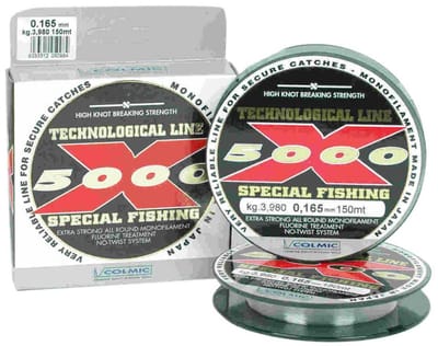 Colmic X-5000 Monofilament 600 M Transparant 0.100 mm