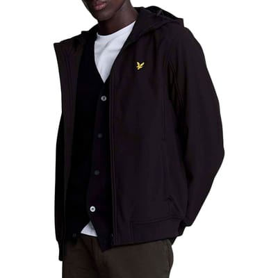 Lyle & Scott Jas Softshell Fleece Zwart - Maat XL - Heren - Tussenjas
