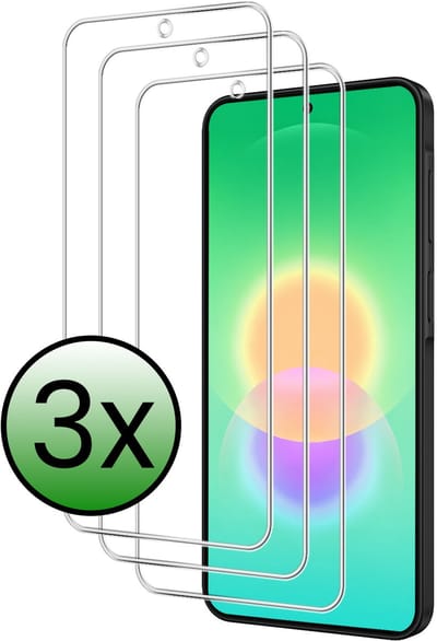 Screenprotector - 3 Stuks Geschikt voor Samsung Galaxy A27 - Extra Sterk - Beschermglas - Gehard Glas - Tempered Glass - Screen Protector