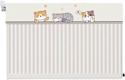 Radiatorombouw - Stofkap - Radiatorbekleding - stofhoes - stofkappen - radiator ombouw - Stofkap radiateur - radiator bekleding - 1 stuk - 100*10*14cm - katten patroon