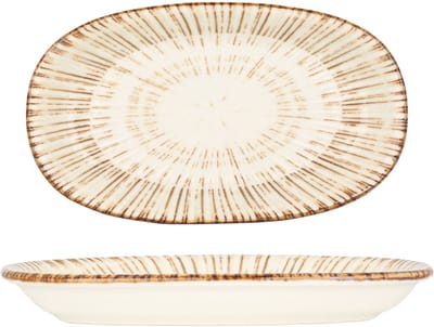 By Bone Serveerschaal - Legna - Porselein - 19x11 cm - set van 2