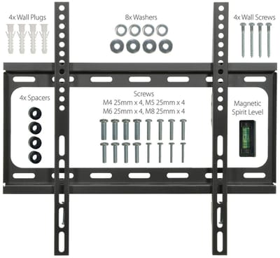AV:Link Vaste tv-muurbeugel 400x400 Max (26-65)