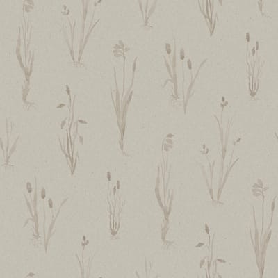 Boråstapeter Vliesbehang 4711 - Woodland - Botanisch Beige - 53cm x 10.05m