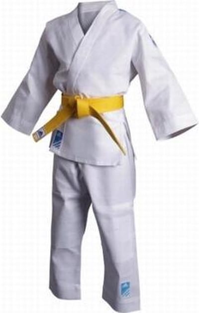 Judopak Adidas voor kinderen | meegroeipak J250 | Wit (Maat: 100 - 110)