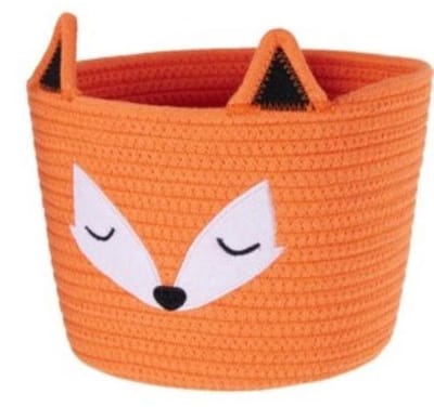 Home & Styling Opbergmand voor kinderen - Vos - Oranje