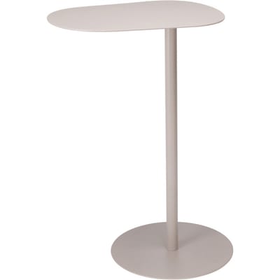Bijzettafel-organische vormen-53 cm hoog-zandkleurig