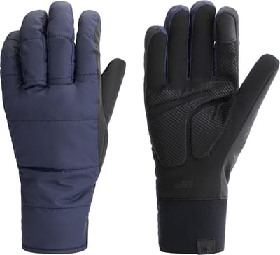 BBB Cycling PufferShield Fietshandschoenen Winter - 0 - 5 ℃ - Wind & Waterproof - Wielrenhandschoenen Heren en Dames - Donker Blauw - Maat XXL - BWG-41