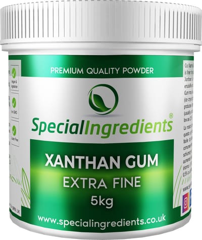 Xanthaangom Poeder - 5 kg - Xantaangom - Xanthaangum - Xanthan Gum - Natuurlijk verdikkingsmiddel voor koken en bakken - Hersluitbare Pot - Recycled Plastic