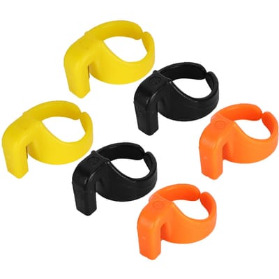 6-delige Set Draadsnijder Ringvinger Mesjes Huis Naaldenkoker Naaien Handwerk DIY Gereedschap black