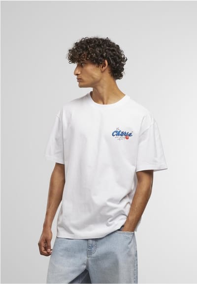 Mister Tee - Mon Amore Infini Oversize Heren Tshirt - L - Wit