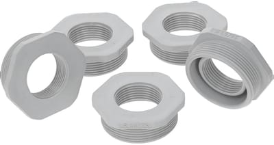 5 stuks Kalitec G6402500 verloopstuk M40/M25 kunststof lichtgrijs