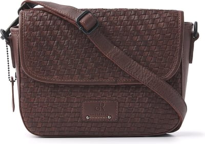 dR Amsterdam Schoudertas - Tampa Braided - Brown