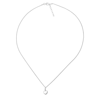 Orphelia Dames 925 Sterling Zilveren Ketting met Hanger - Wit ZH-7017