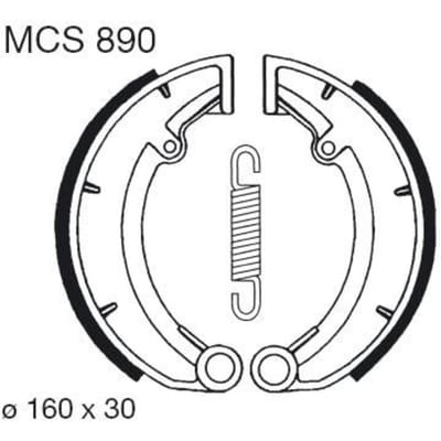 Remschoenset TRW MCS890
