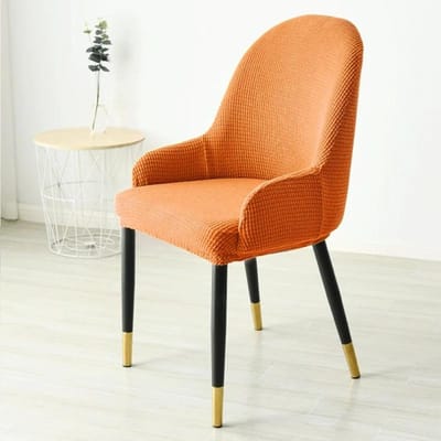 1/2/4/6 stuks Eetkamerstoelhoes Schuin Keuken Armstoelhoes Oorfauteuil Restaurant Gebogen Stoelhoezen voor Thuis Feest Banket 1pc Chair cover