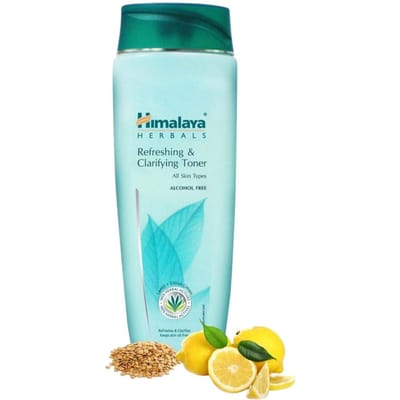 Himalaya Verfrissende Zuiverende Toner Vloeistof 100ml Verpakking van 1 voor Heldere Zachte Stralende Huidverzorging white
