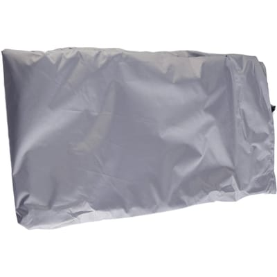 Buitenmeubilair Stofhoezen Ronde Badkuiphoes 190 Zilver Polyester Taffeta Hot Tub Waterdichte Hoes 215x70cm gray
