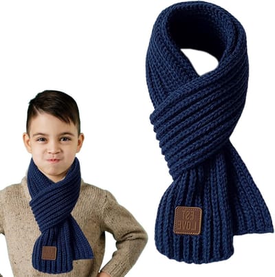 Zachte gebreide sjaal voor kinderen, baby en peuters - Winter sjaal, nekwarmer en loop voor extra warmte en comfort