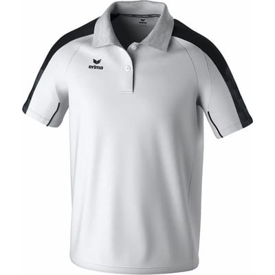 Erima Evo Star Polo Heren - Wit / Zwart | Maat: S