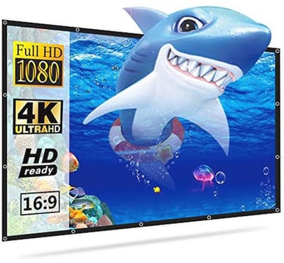 100 inch Beamerdoek - Opvouwbaar Projectiescherm voor Binnen en Buiten - 16:9 HD