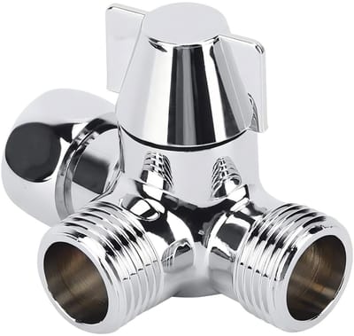 Dailygoods - 3-Way Douche Omschakelklep - Douchekop Adapter - Messing - Connector voor Wc Bidet - Vervanging - Geschikt voor Douche