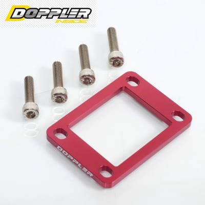 divers motoronderdeel doppler voor twee wielen derbi 50 motor euro3 na 2006 rood aluminium 5mm nieuw