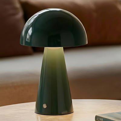 Lindby - LED tafellamp- met dimmer - 1licht - IJzer, polycarbonaat - H: 30 cm - groen - Inclusief lichtbron