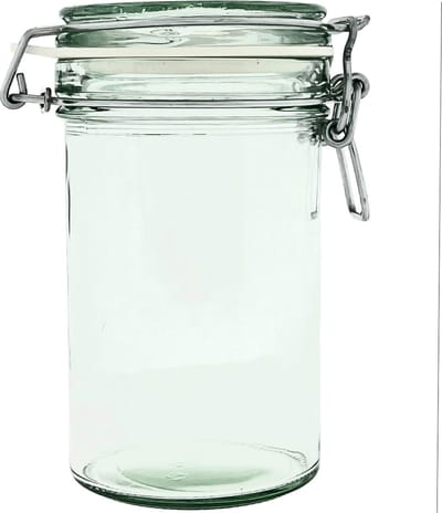 Weckpot voorraadpot beugelpot met degelijke klemsluiting - 500ml - Glas - 15 Stuks