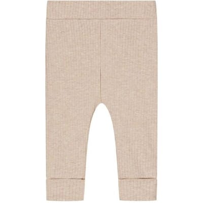 Prénatal newborn broek rib Light Sand Melange 44 unisex