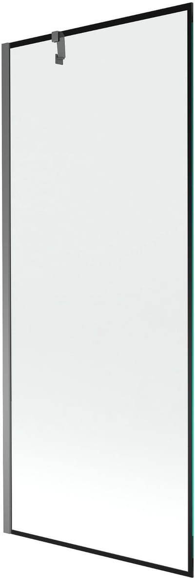 Mexen Next badwand met 1 deur 80 x 150 , zwarte omlijsting, gunmetal - 895-080-000-00-70-95