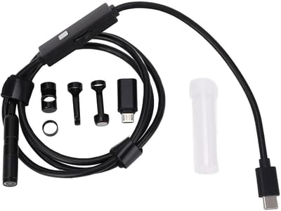 Camera 2MP 1920P HD Borescope - 8 LED-verlichting - IOS Endoscoopcamera voor Automotor - 1m / 3,3ft